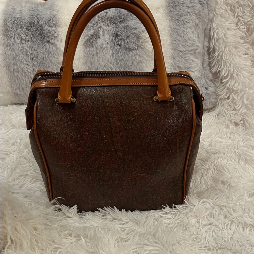 Etro Paisley Boston Bag